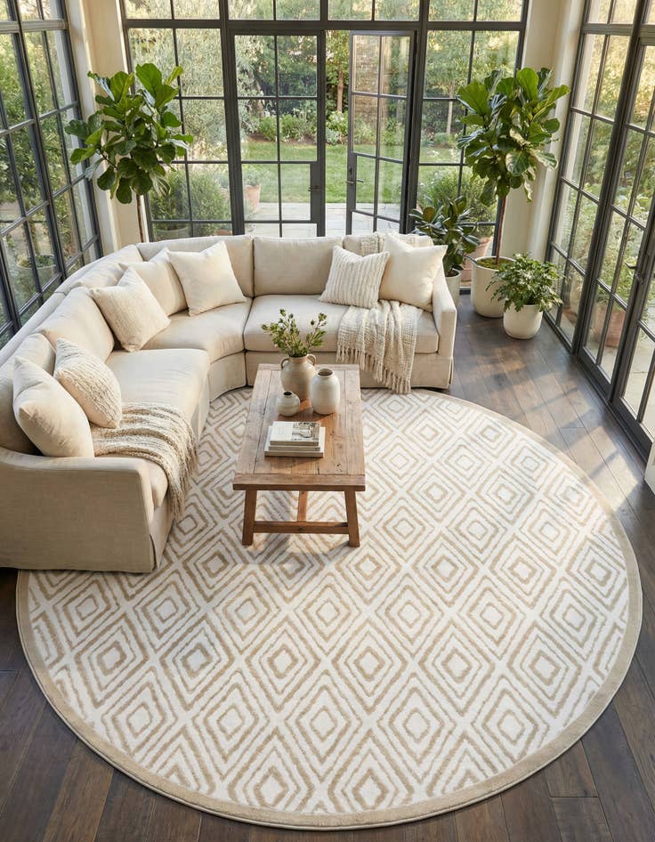 Detail image of 10' x 10' Hermitage Round Rug