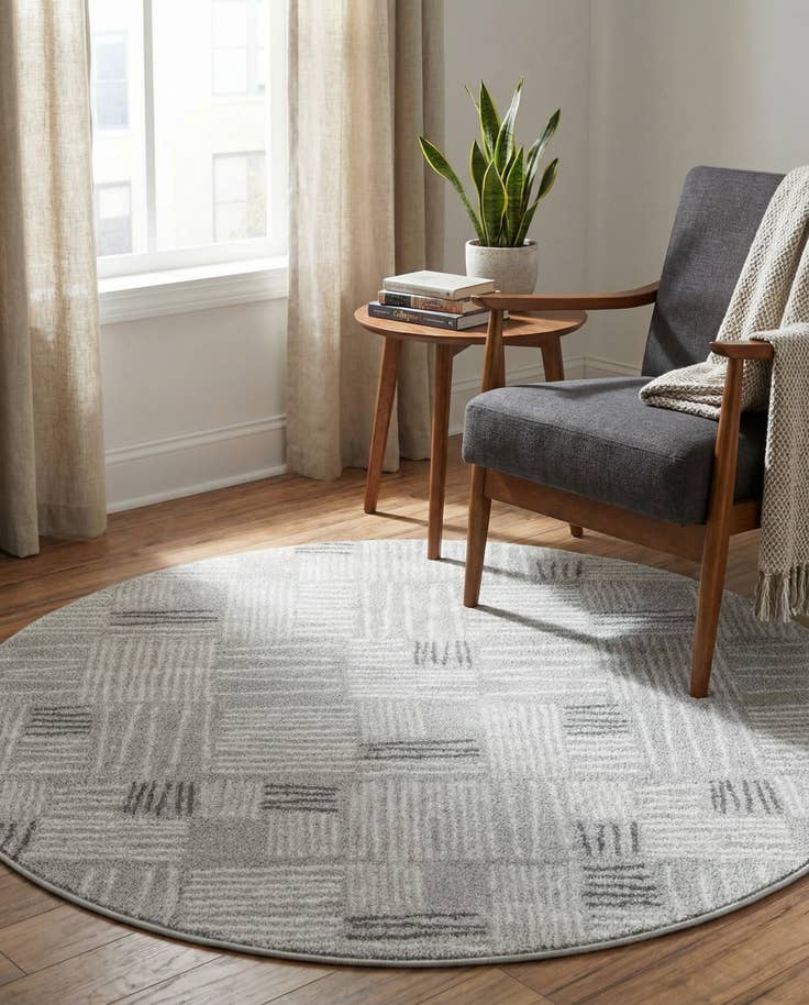 Detail image of 5' 3 x 5' 3 Hanahan Round Rug