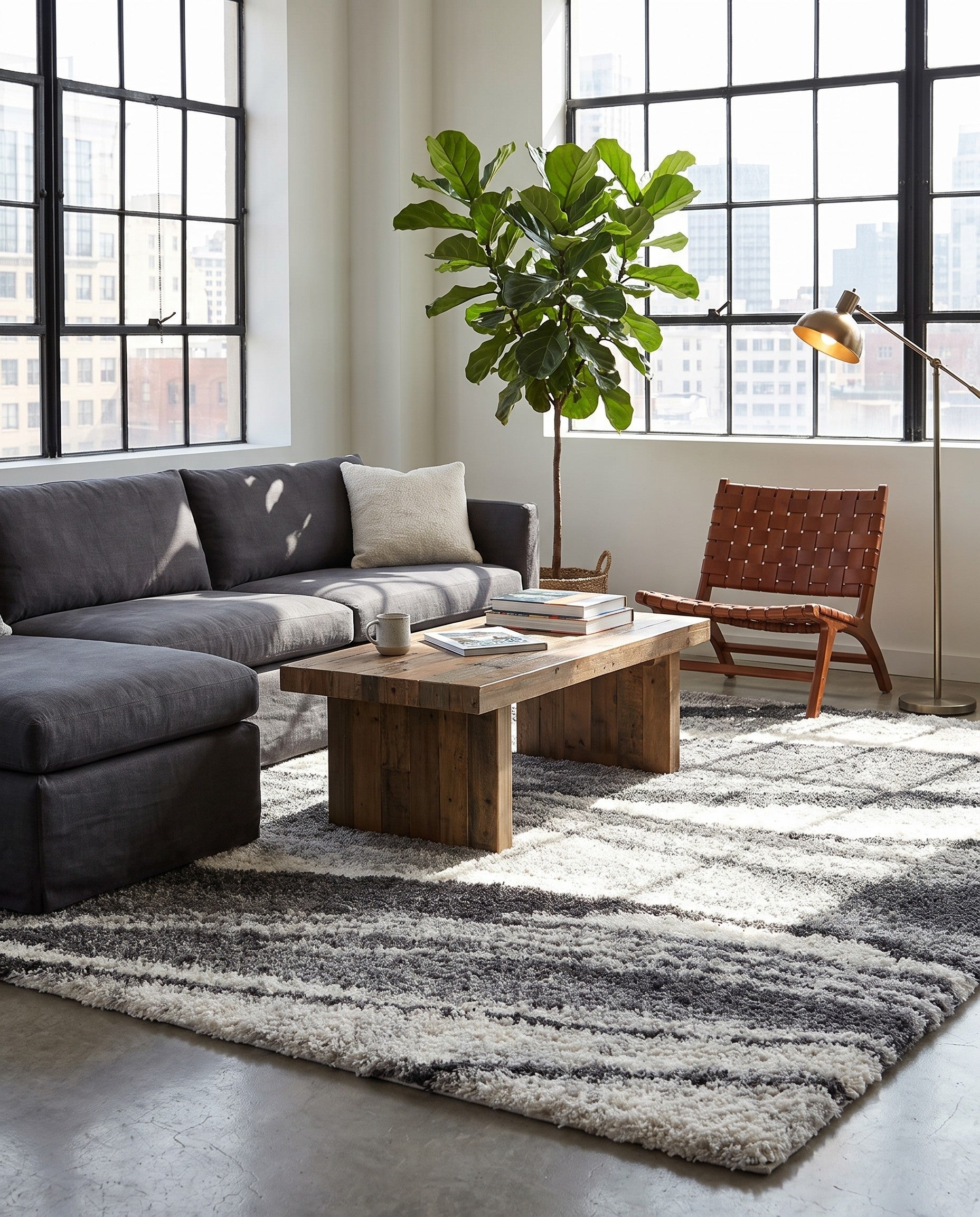 185cm x 275cm Soft Touch Shag Rug