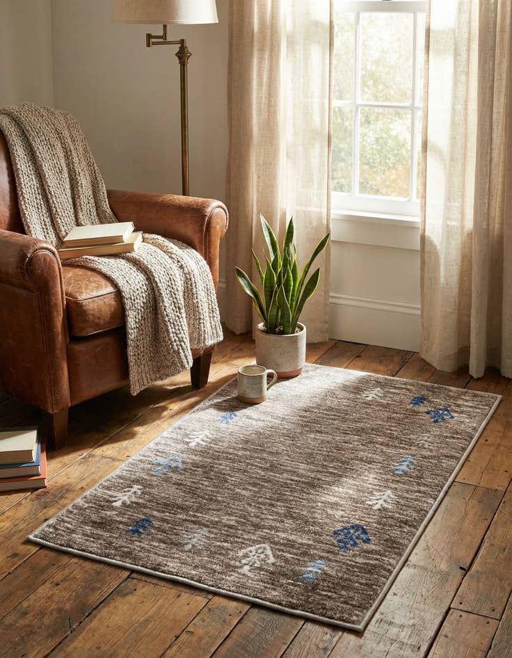 Detail image of 2' x 3' 1 Gabbeh Rug