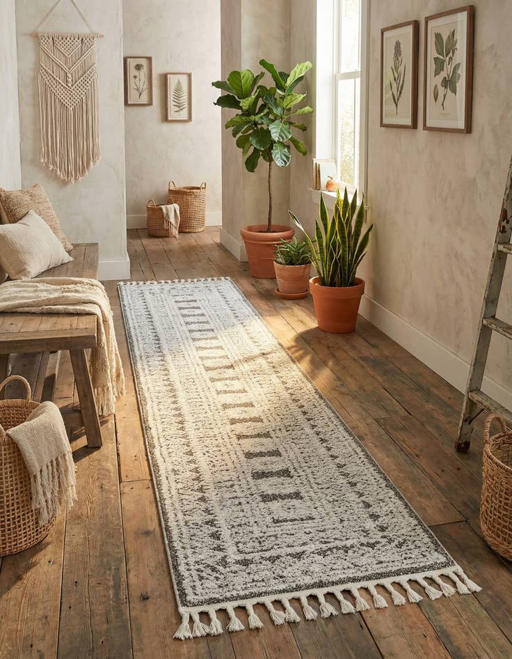 Detail image of 2' 7 x 12' Boho Runner Rug