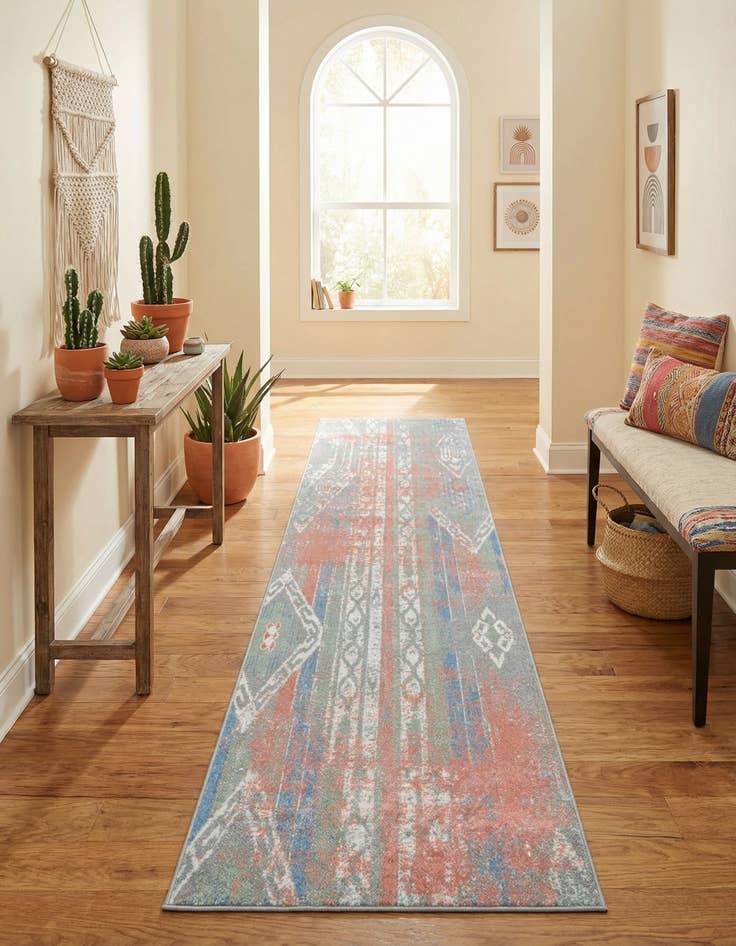 Detail image of 2' 7 x 12' Kamala Washable Runner Rug