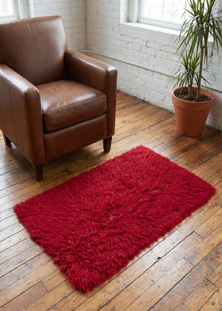 2' x 3' 8 Hand Knotted Moroccan Wool Rug