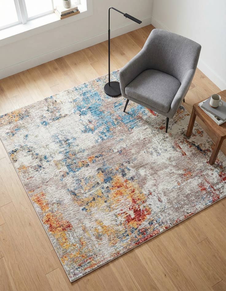 Detail image of 5' x 5' Andromeda Square Rug