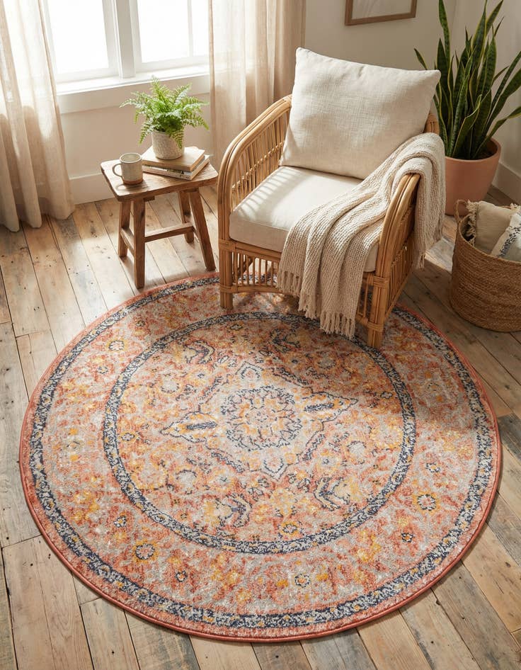 Detail image of 4' x 4' Lola Round Rug
