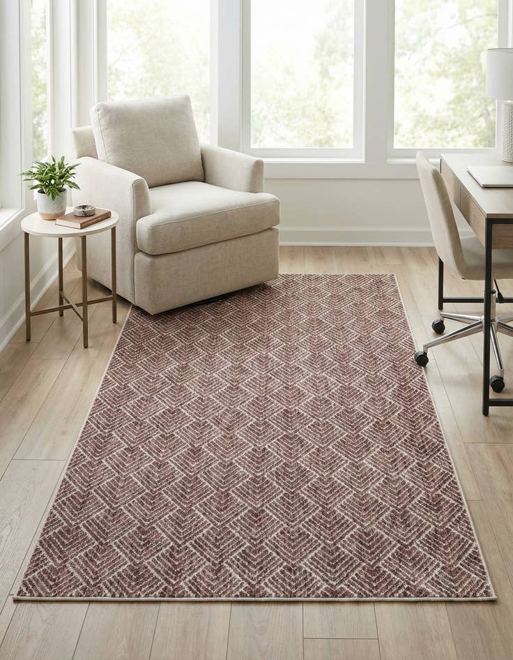Detail image of  4' x 6' Eco Trellis Rug