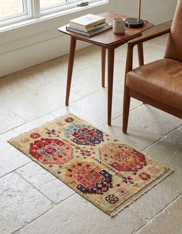 2' x 3' 2 Hand Knotted Ariana Ziegler Rug