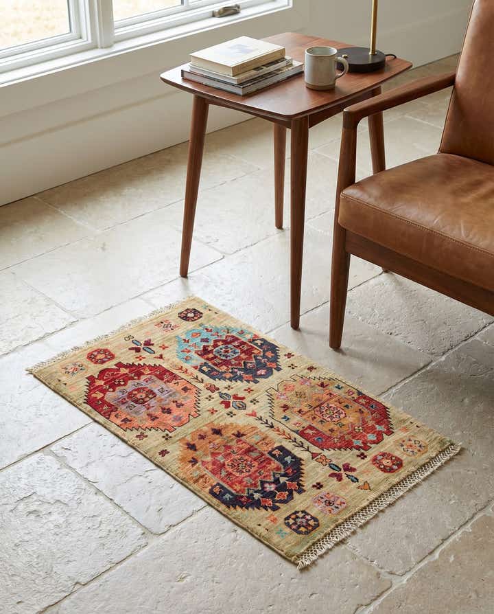 2' x 3' 2 Hand Knotted Ariana Ziegler Rug