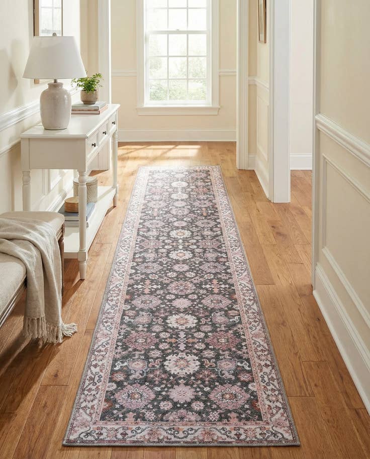 Detail image of 2' 7 x 12' Washable Timeless Runner Rug