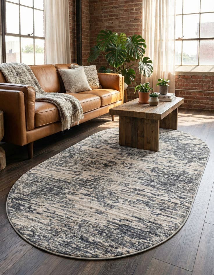 Detail image of 5' x 8' Oasis Oval Rug
