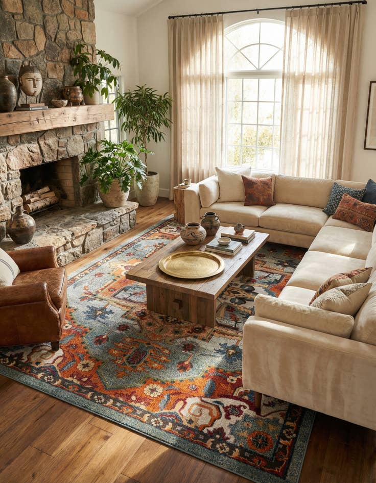 Detail image of 10' x 14' Isabella Rug