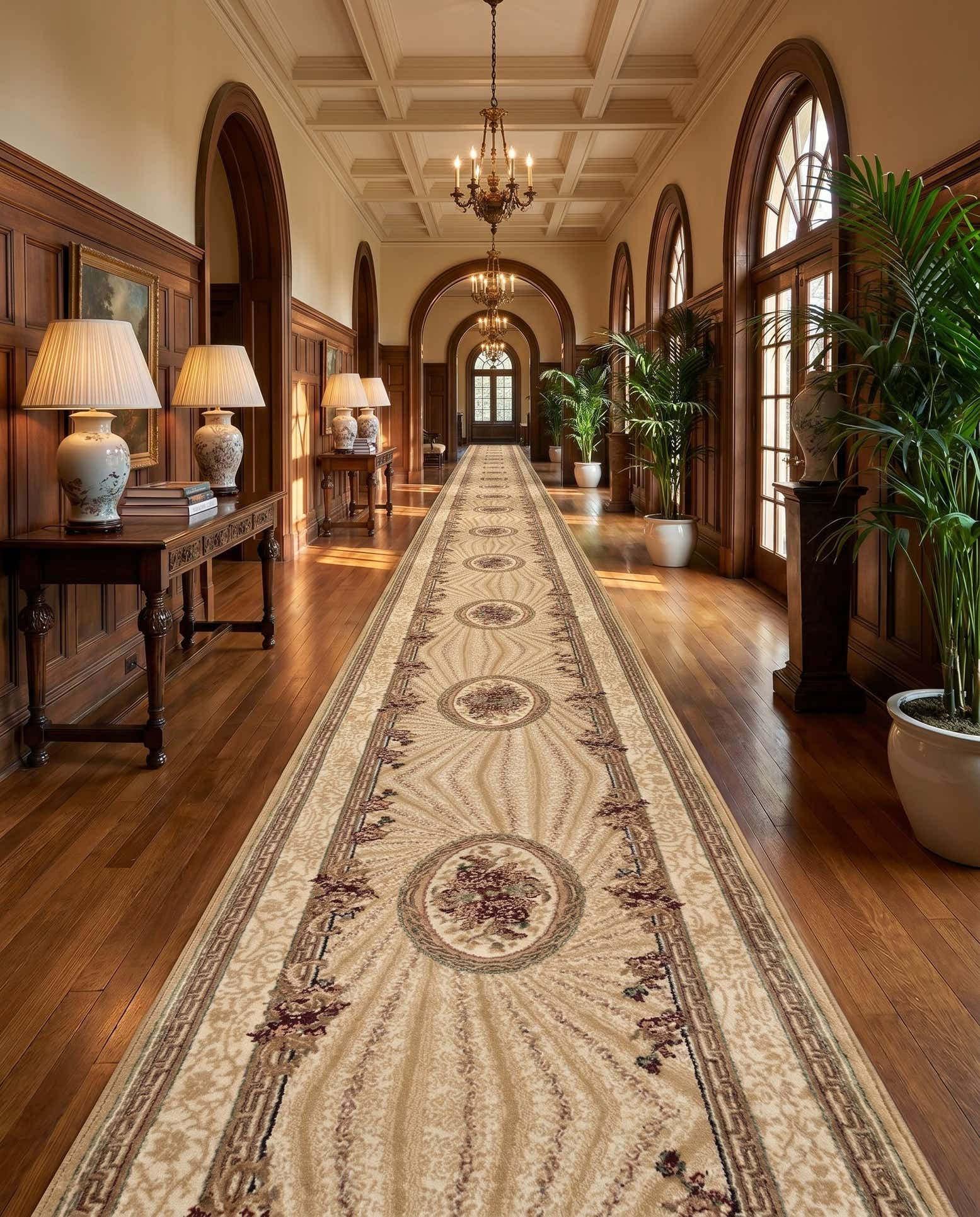 2' 7 x 100' Tabriz Design Runner Rug