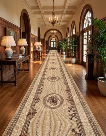 2' 7 x 100' Tabriz Design Runner Rug