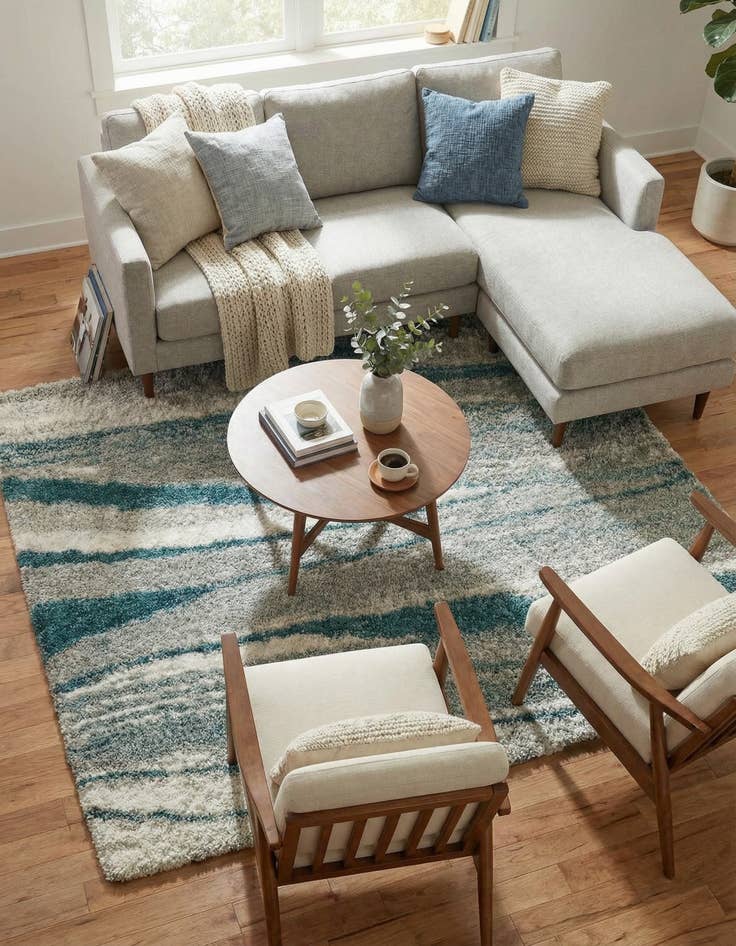 Detail image of 7' 10 x 7' 10 Soft Touch Shag Square Rug