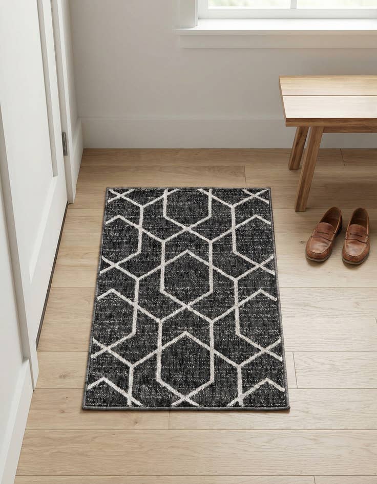 Detail image of  2' x 3' Eco Trellis Rug