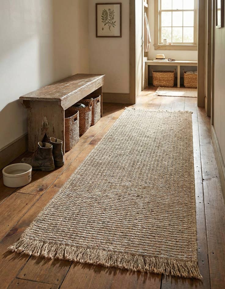 Detail image of 2' x 6' 1 Cottage Farm Runner Rug