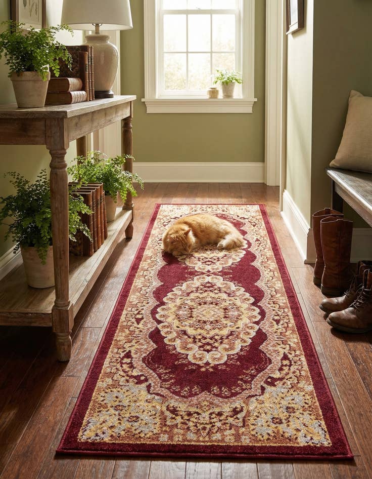 Detail image of 2' x 6' Kamala Washable Runner Rug