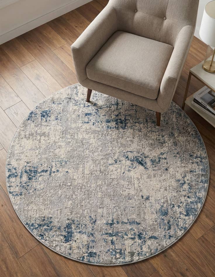 Detail image of 4' x 4' Caspian Round Rug