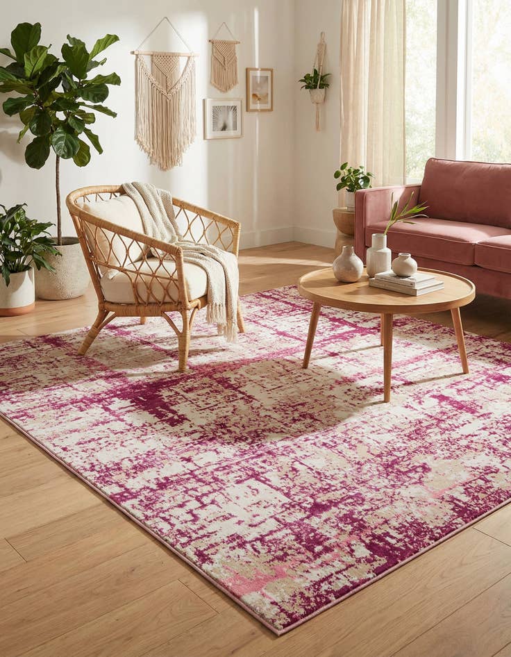 Detail image of Jill Zarin 7' 10 x 7' 10 Uptown Lexington Avenue Square Rug