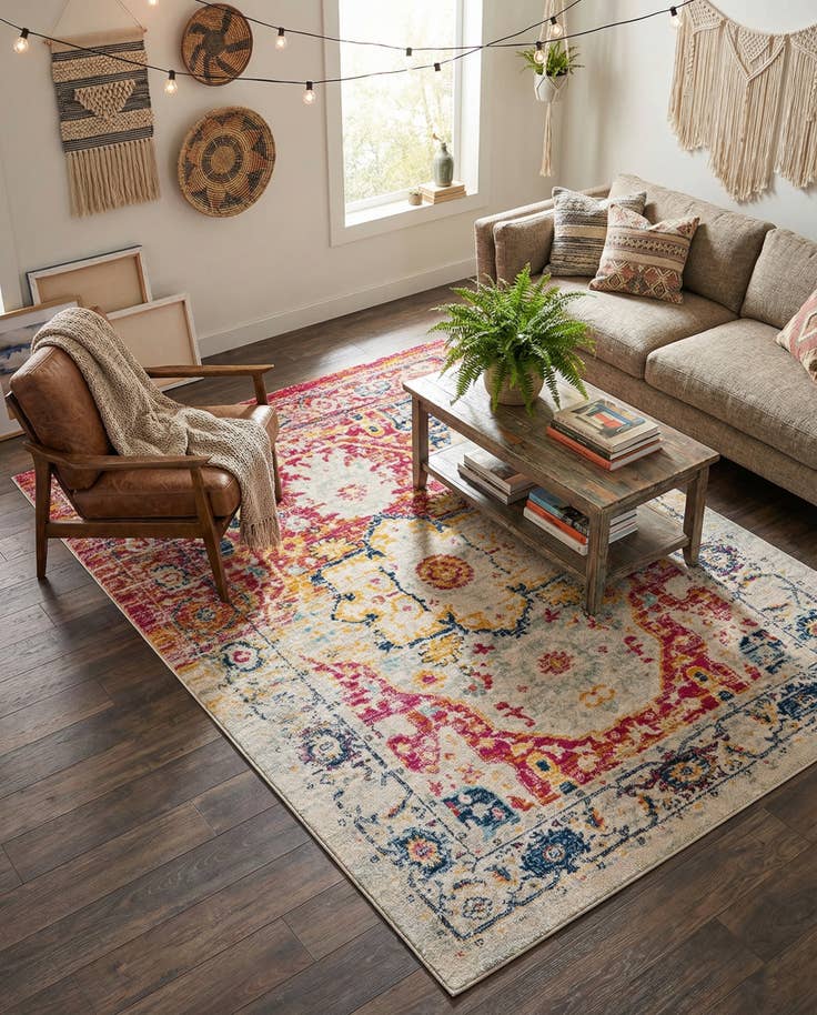 Detailansicht von 185cm x 275cm Madeline Vintage Teppich