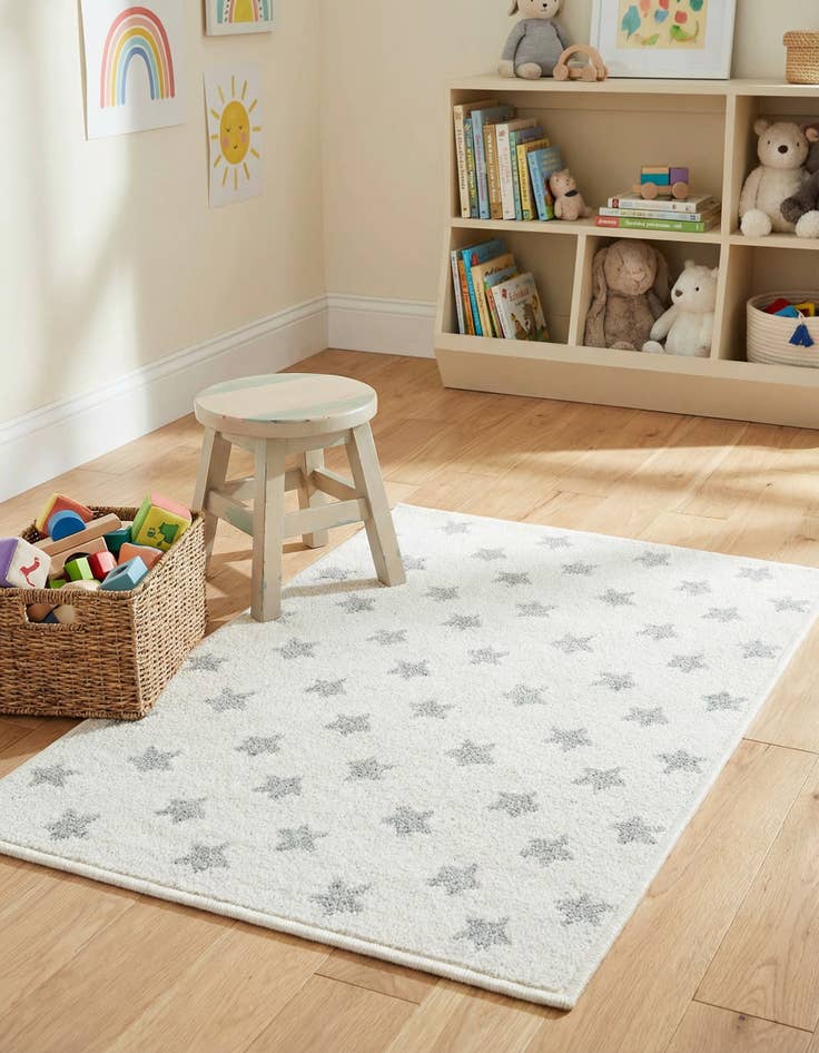 Detail image of 2' 2 x 3' Whimsy Kids Rug