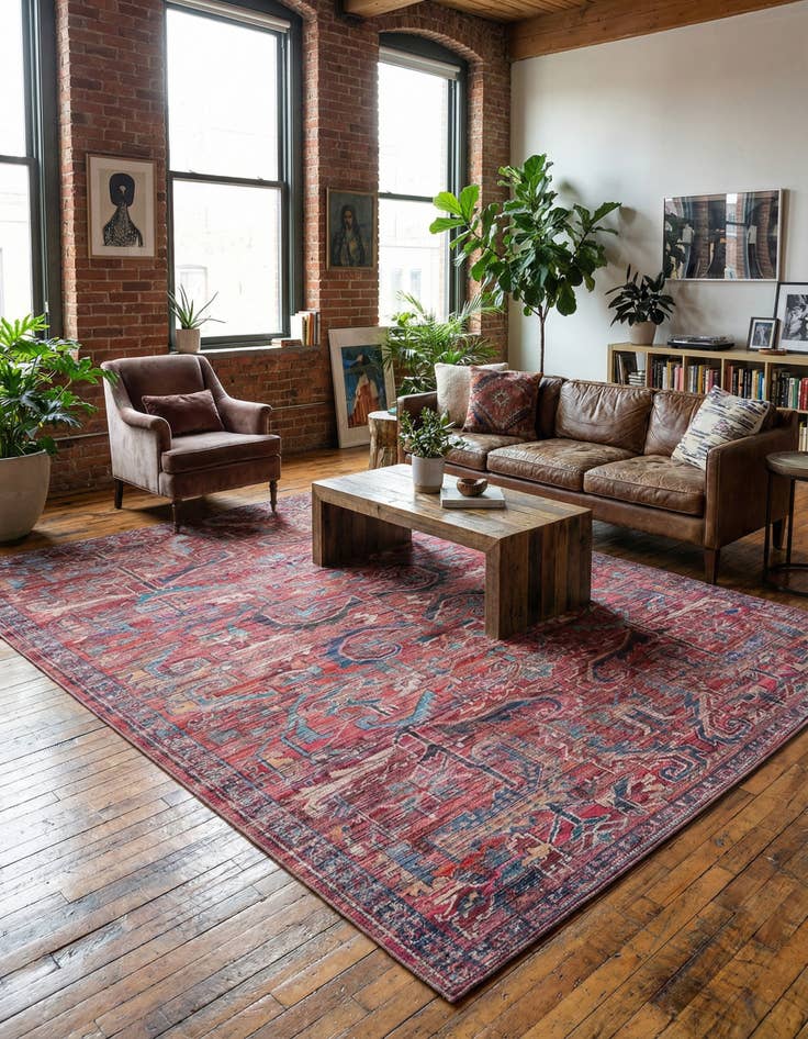 Detail image of 10' 6 x 13' Washable Maahru Rug