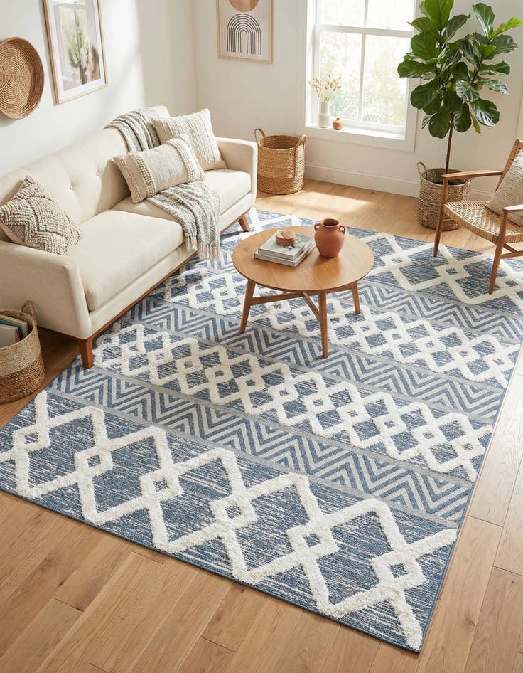 Detail image of 6' 4 x 9' Sabrina Soto Casa Valencia Rug