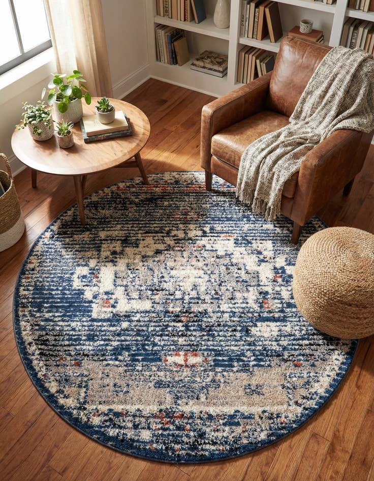 Detail image of 5' x 5' Tucson Round Rug