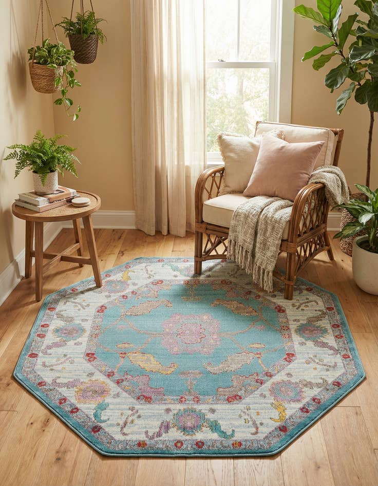 Detail image of 4' x 4' Paragon Octagon Rug
