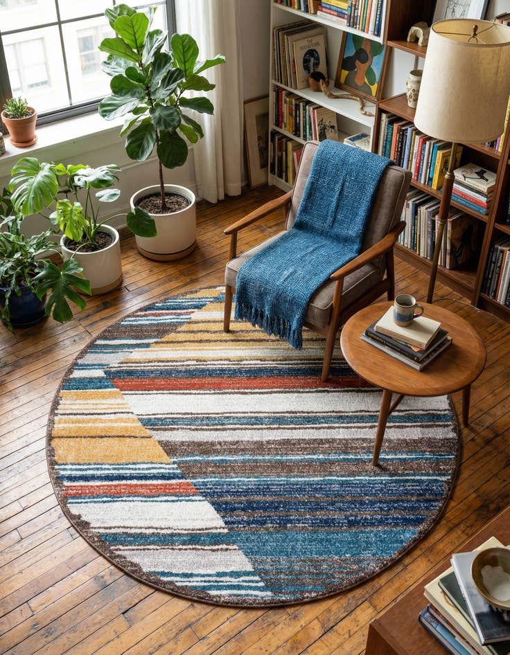 Detail image of 7' x 7' Aramis Round Rug