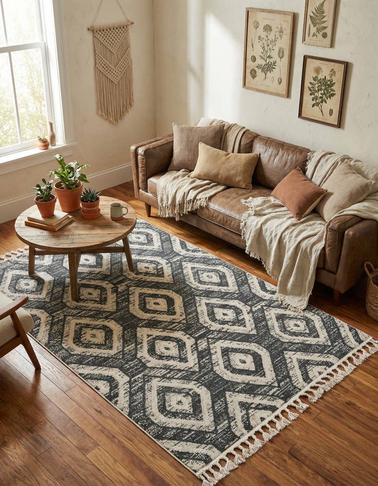 Detail image of 5' 3 x 8' Cherokee Rug