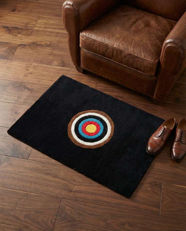 1' 4 x 2' Hand Knotted WM Brown Driver Rug