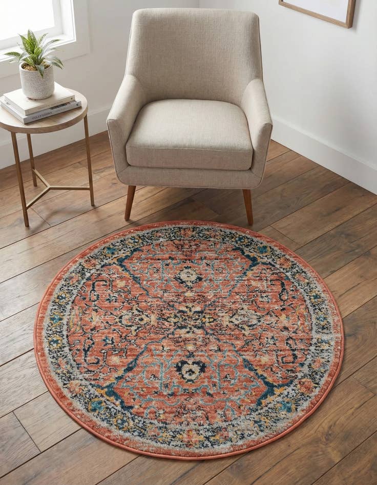 Detail image of 3' 3 x 3' 3 Lola Round Rug