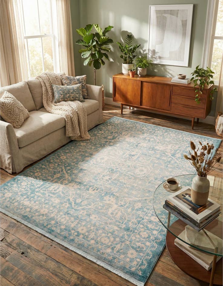 Detail image of 8' x 11' 4 New Vintage Rug