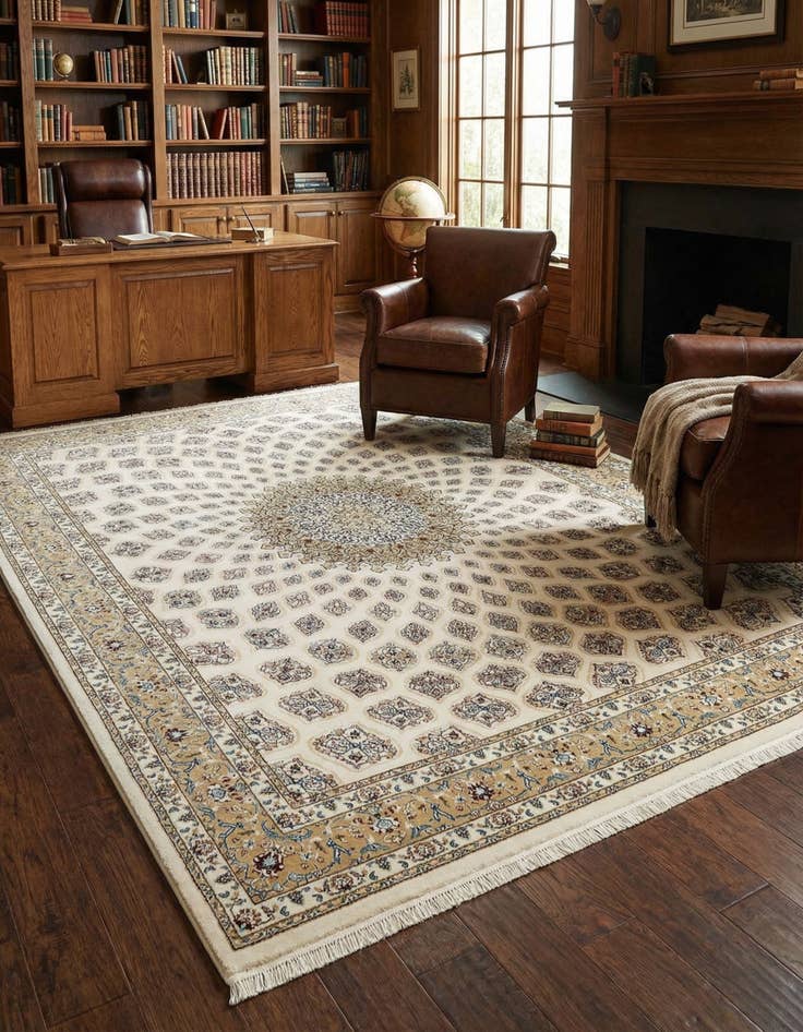 Detail image of 7' 10 x 10' Nain Design Rug