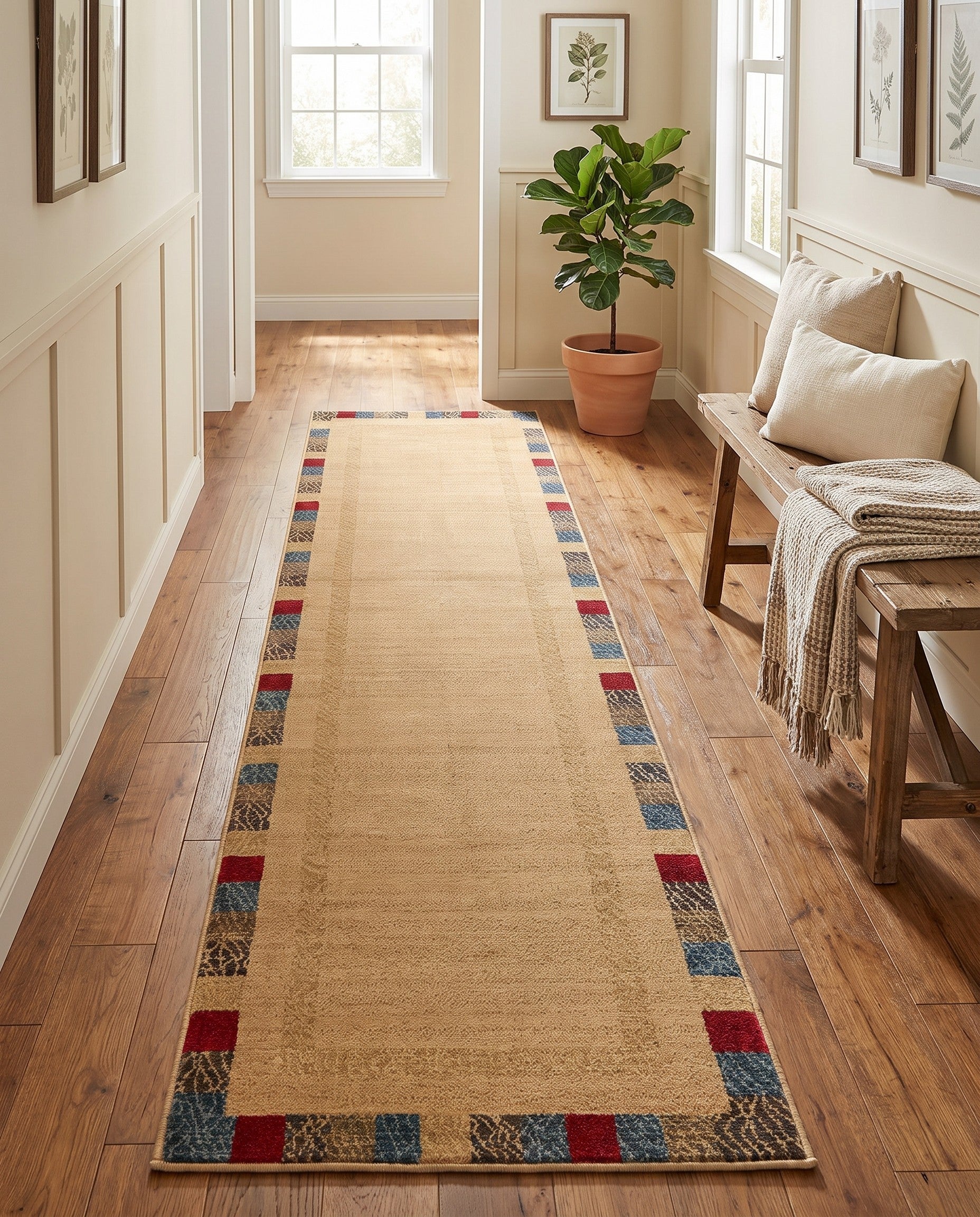 2' 7 x 10' Kashkuli Gabbeh Runner Rug