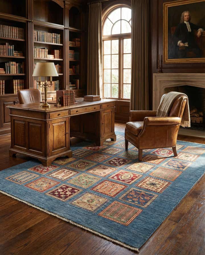5' 2 x 6' 10 Hand Knotted Ariana Ziegler Rug