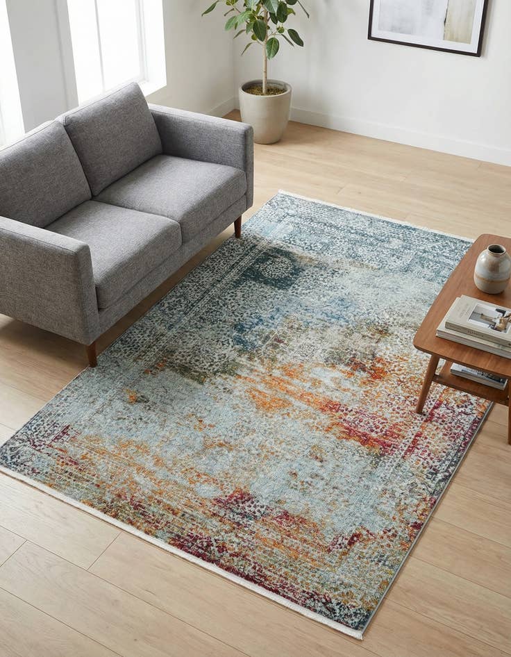 Detail image of 5' 5 x 8' Santiago Rug