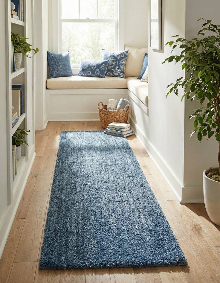 Detail image of 2' x 6' Jill Zarin Shaggy Chic Runner Rug