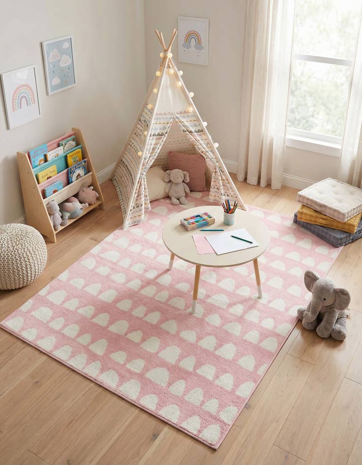 Detail image of 5' x 8' Whimsy Kids Rug