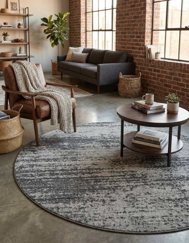 Detail image of 6' x 6' Angelica Round Rug