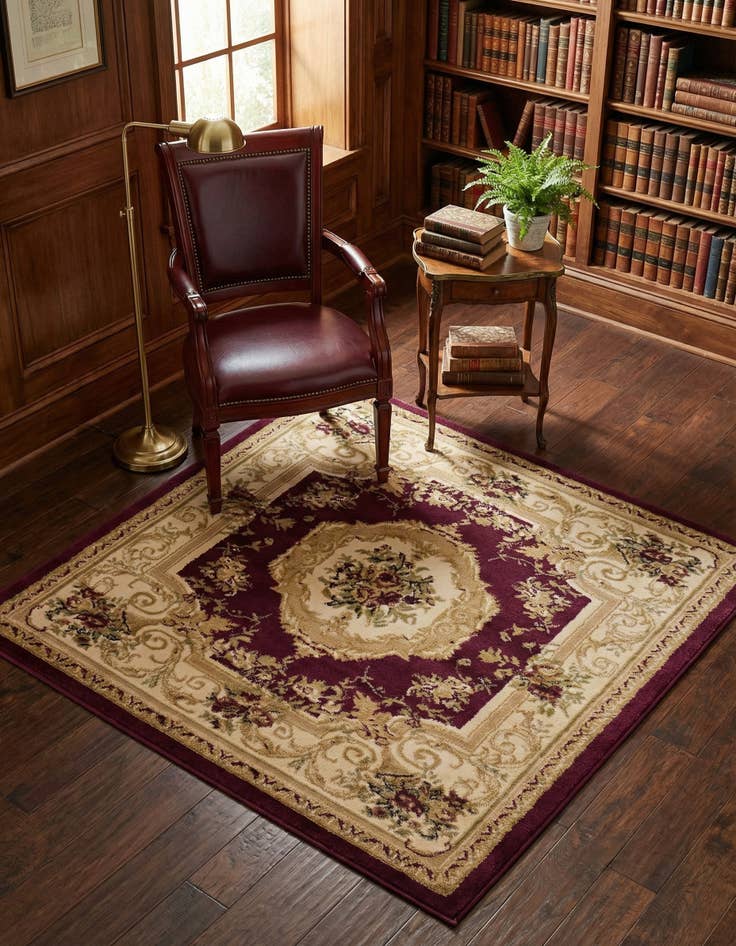 Detail image of  4' x 4' Chateau Square Rug