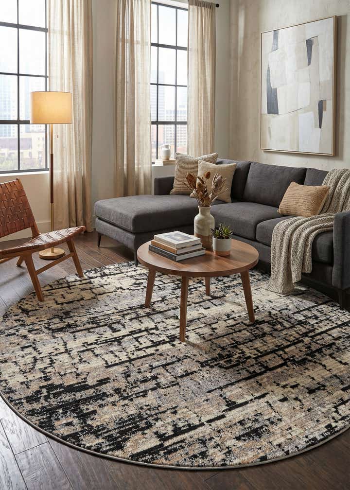 7' x 7' Tucson Round Rug