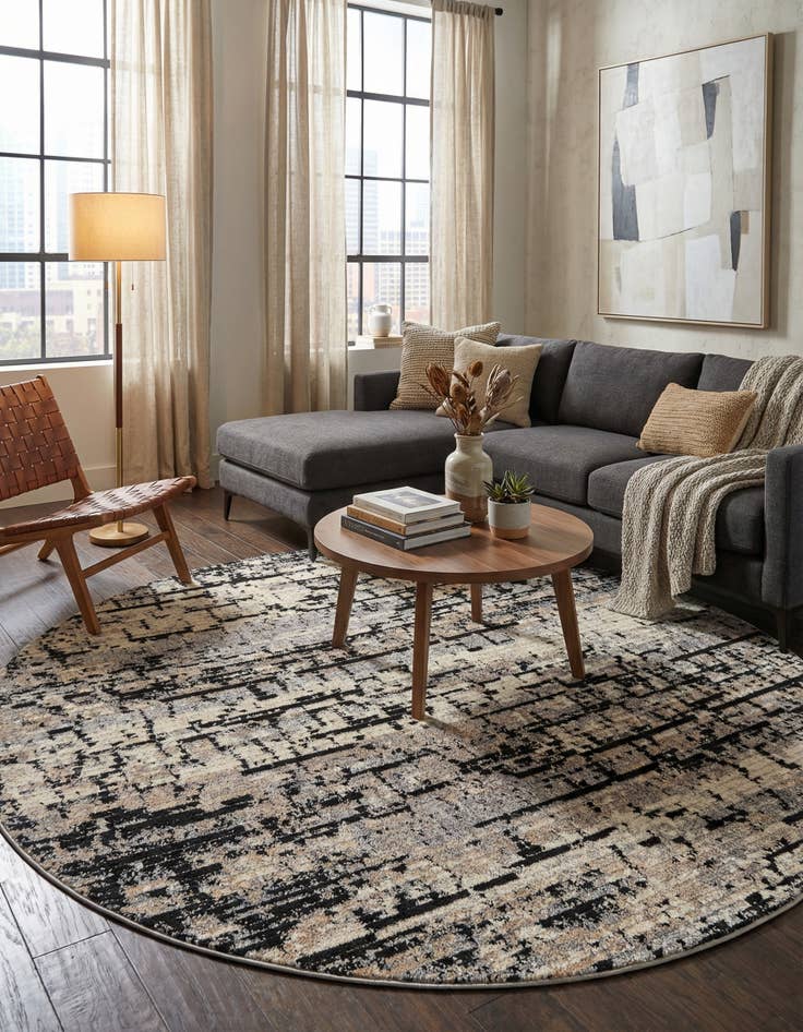 Detail image of 7' x 7' Tucson Round Rug