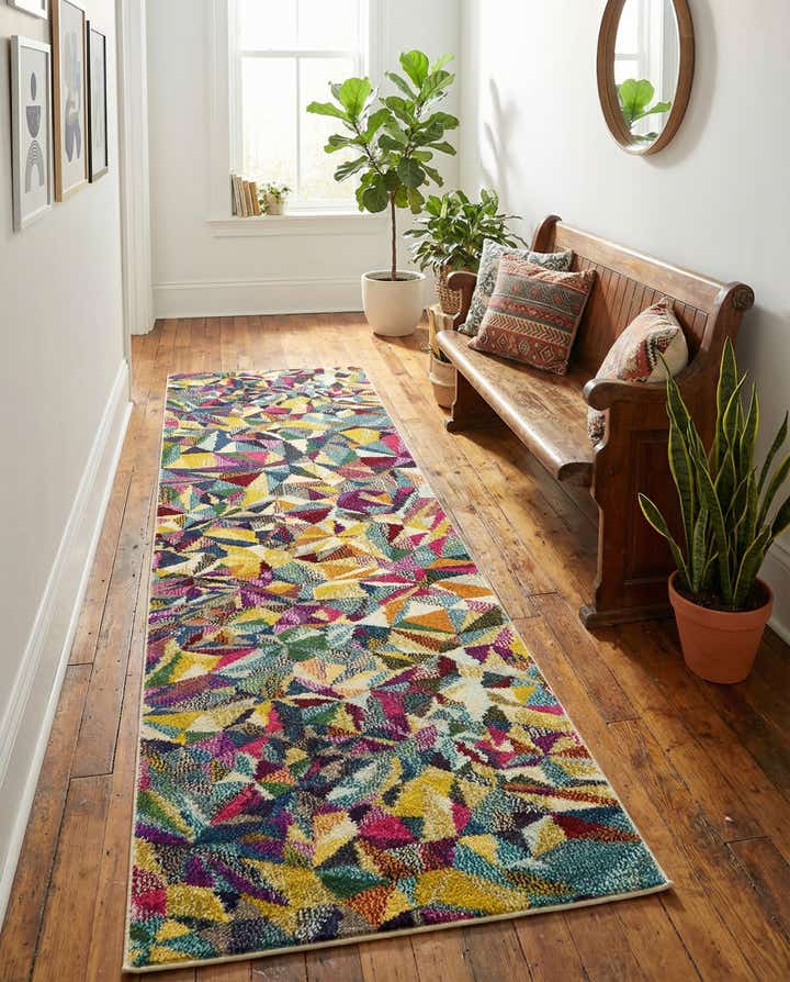2' 2 x 6' 9 Washable Hyacinth Runner Rug