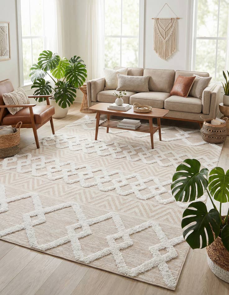 Detail image of 6' 4 x 9' Sabrina Soto Casa Valencia Rug