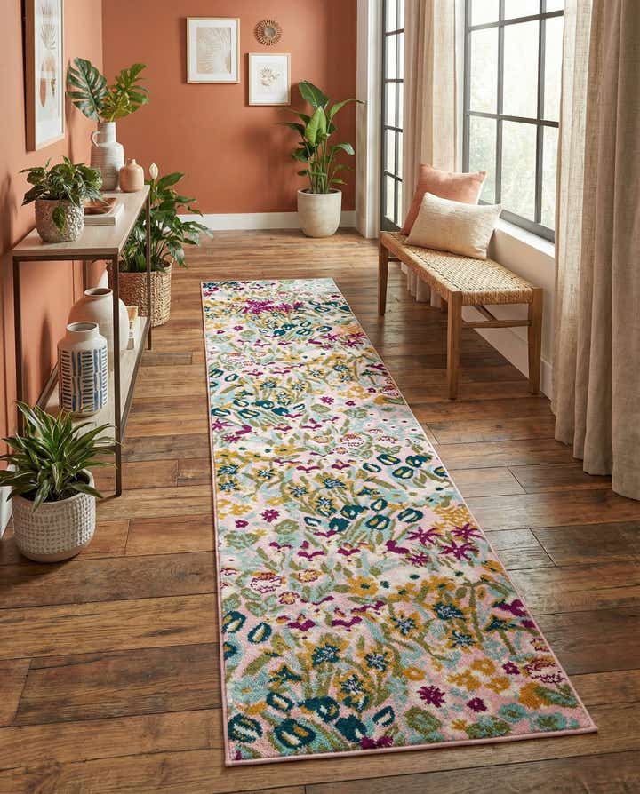 80cm x 365cm Bloom Läufer Teppich