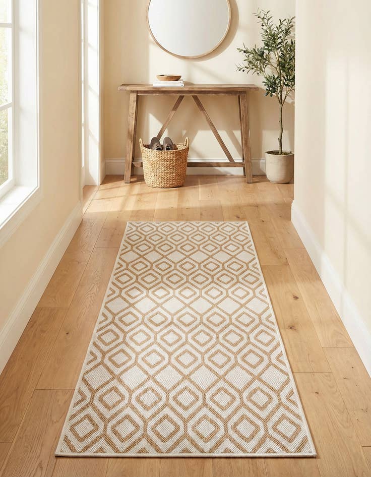 Detail image of 2' x 6'  Washable Jill Zarin Turks and Caicos Indoor / Outdoor Runner Rug