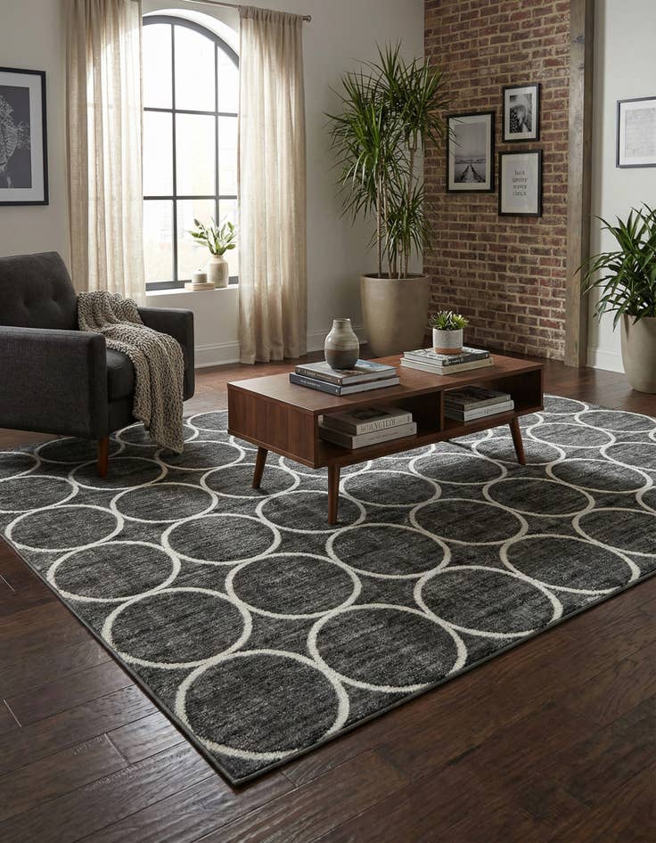 Detail image of 7' 10 x 11' Lattice Trellis Rug