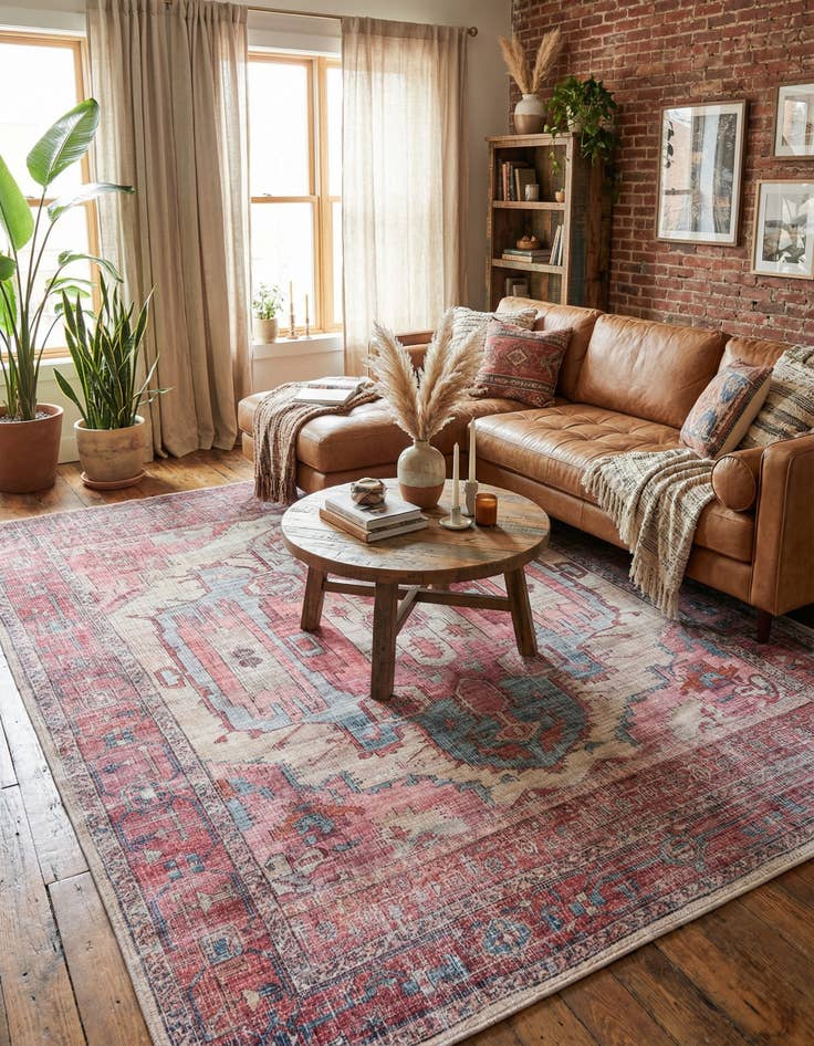 Detail image of 10' 6 x 13' Washable Maahru Rug